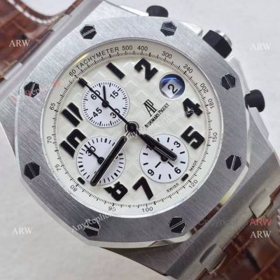 Swiss Copy Audemars Piguet Royal Oak Offshore White Dial watch